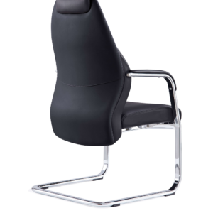 Mien High Back Leather Cantilever Visitor Office Chair - Image 2