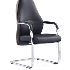 Mien High Back Leather Cantilever Visitor Office Chair - Image 4