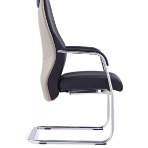 Mien High Back Leather Cantilever Visitor Office Chair - Image 8