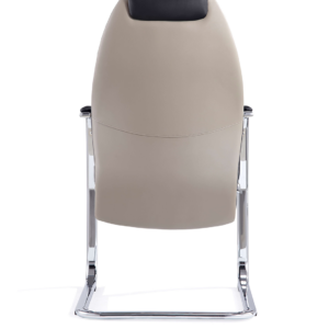 Mien High Back Leather Cantilever Visitor Office Chair - Image 7