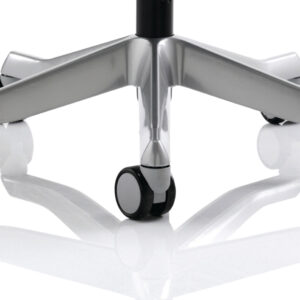 Zure High Back White Shell Executive Office Chair with Arms - Image 37