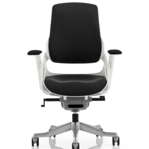 Zure High Back White Shell Executive Office Chair with Arms - Image 28