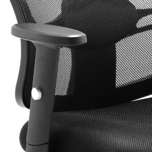 Portland Mesh Back Cantilever Visitor Chair with Arms - Image 2