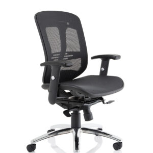 Mirage II Mesh Back Task Operator Office Chair with Height Adjustable Arms - Image 10