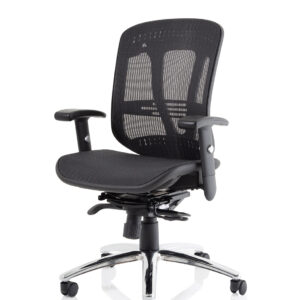 Mirage II Mesh Back Task Operator Office Chair with Height Adjustable Arms - Image 12