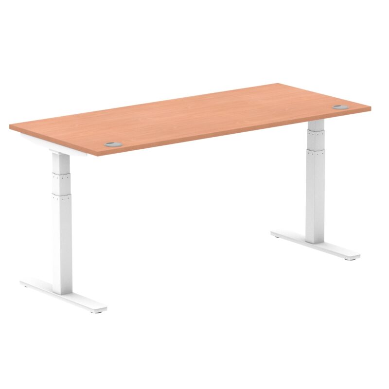 Air Height Adjustable Desk With Cable Ports - Image 220