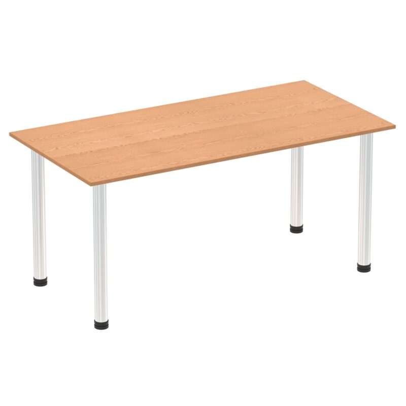 Impulse 1600mm Straight Table With Post Leg - Image 18