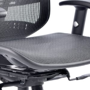 Mirage II Mesh Back Task Operator Office Chair with Height Adjustable Arms - Image 9