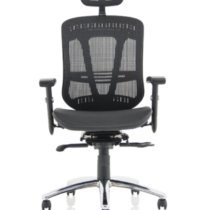 Mirage II Mesh Back Task Operator Office Chair with Height Adjustable Arms - Image 2
