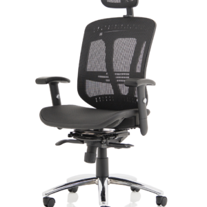 Mirage II Mesh Back Task Operator Office Chair with Height Adjustable Arms - Image 3