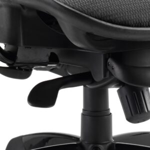 Stealth Shadow High Mesh Back Ergonomic Posture Chair with Arms - Image 16