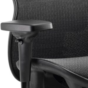 Stealth Shadow High Mesh Back Ergonomic Posture Chair with Arms - Image 15