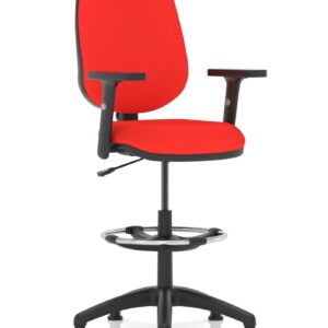 Eclipse Plus I Medium Back Task Operator Office Chair with Hi Rise Draughtsman Kit - Image 26