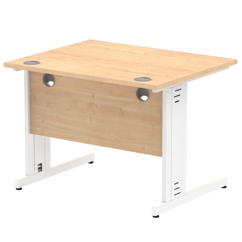 Impulse 1000mm Straight Desk Cable Managed Leg - Image 92
