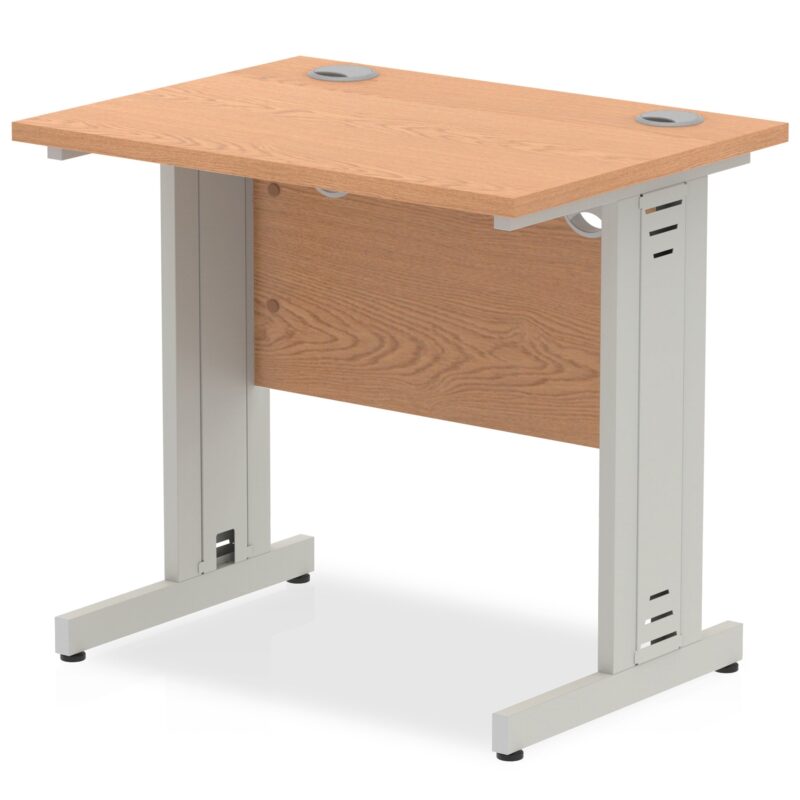 Impulse 800mm Slimline Desk Cable Managed Leg - Image 7