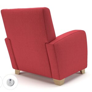 Wynne 81cm Wide Armchair in Camira Era Fabric - Image 10