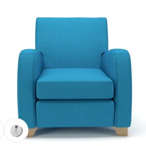 Wynne 81cm Wide Armchair in Camira Era Fabric - Image 23