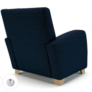 Wynne 81cm Wide Armchair in Camira Era Fabric - Image 42