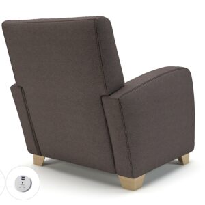 Wynne 81cm Wide Armchair in Camira Era Fabric - Image 44