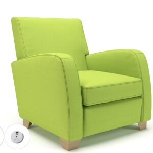Wynne 81cm Wide Armchair in Camira Era Fabric - Image 150