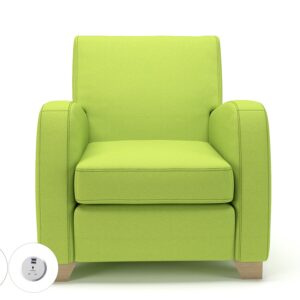 Wynne 81cm Wide Armchair in Camira Era Fabric - Image 75