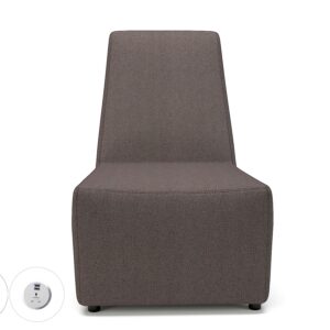Pella 65cm Wide Chair in Camira Era Fabric with Socket - Image 11