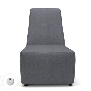 Pella 65cm Wide Chair in Camira Era Fabric with Socket - Image 20