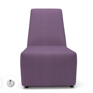 Pella 65cm Wide Chair in Camira Era Fabric with Socket - Image 23