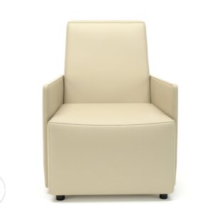 Pella 69cm Wide Armchair in Cristina Marrone Ultima Faux Leather - Image 5