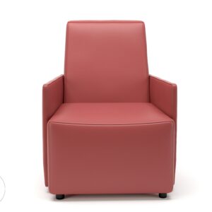 Pella 69cm Wide Armchair in Cristina Marrone Ultima Faux Leather - Image 8