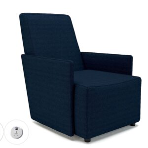 Pella 69cm Wide Armchair in Camira Era Fabric with Socket - Image 7