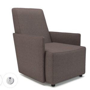Pella 69cm Wide Armchair in Camira Era Fabric with Socket - Image 10