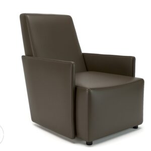 Pella 69cm Wide Armchair in Cristina Marrone Ultima Faux Leather - Image 13