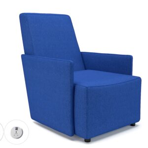 Pella 69cm Wide Armchair in Camira Era Fabric with Socket - Image 13