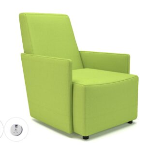 Pella 69cm Wide Armchair in Camira Era Fabric with Socket - Image 16