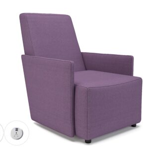 Pella 69cm Wide Armchair in Camira Era Fabric with Socket - Image 22