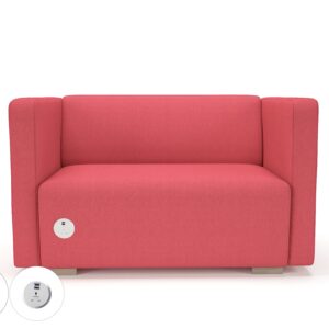 Carmel 130cm Wide Sofa in Camira Era Fabric with Socket - Image 8