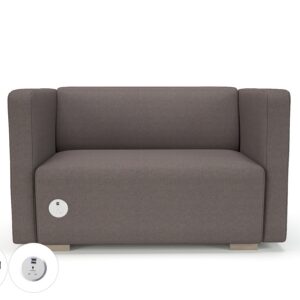 Carmel 130cm Wide Sofa in Camira Era Fabric with Socket - Image 29