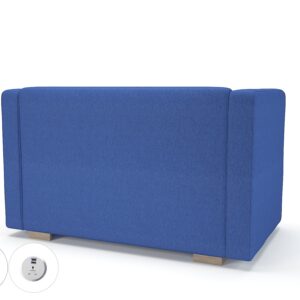 Carmel 130cm Wide Sofa in Camira Era Fabric with Socket - Image 41