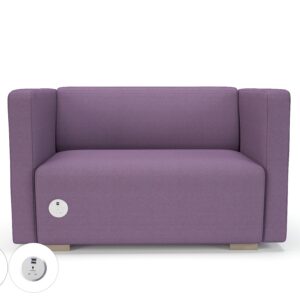 Carmel 130cm Wide Sofa in Camira Era Fabric with Socket - Image 68
