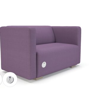 Carmel 130cm Wide Sofa in Camira Era Fabric with Socket - Image 70