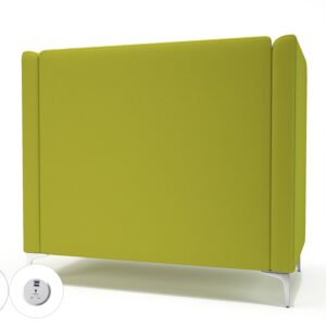 Altus 128cm Wide Privacy Booth in Warwick Dolly Fabric with Socket - Image 7