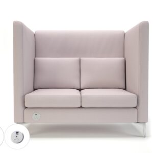 Altus 128cm Wide Privacy Booth in Warwick Dolly Fabric with Socket - Image 49