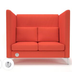 Altus 128cm Wide Privacy Booth in Warwick Dolly Fabric with Socket - Image 61