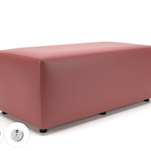 Ottawa 122cm Wide in Cristina Marrone Ultima Faux Leather with Socket - Image 7