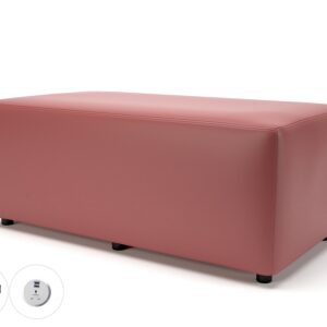 Ottawa 122cm Wide in Cristina Marrone Ultima Faux Leather with Socket - Image 9