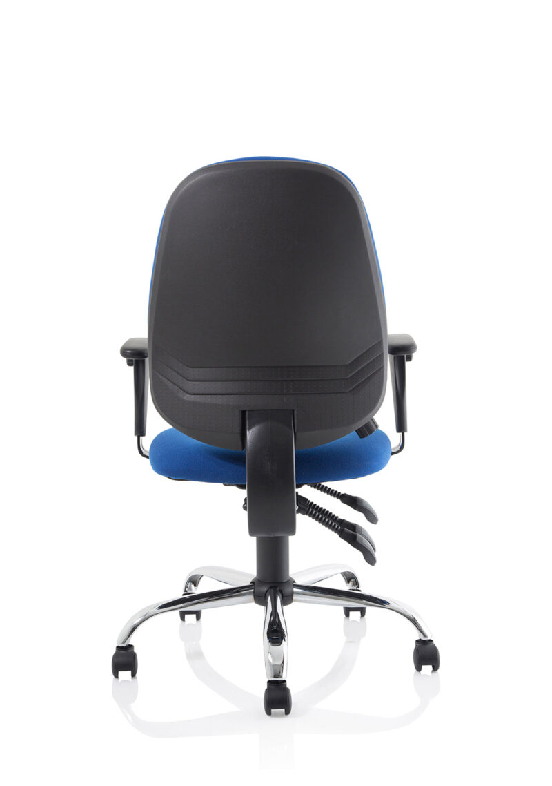 Lisbon Medium Back Task Operator Office Chair with Height Adjustable Arms - Image 16
