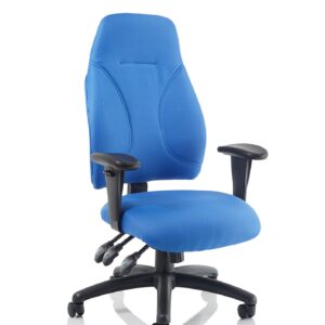 Esme High Back Task Operator Chair with Arms - Image 9