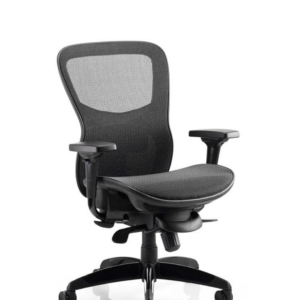 Stealth Shadow High Mesh Back Ergonomic Posture Chair with Arms - Image 4