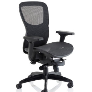 Stealth Shadow High Mesh Back Ergonomic Posture Chair with Arms - Image 5